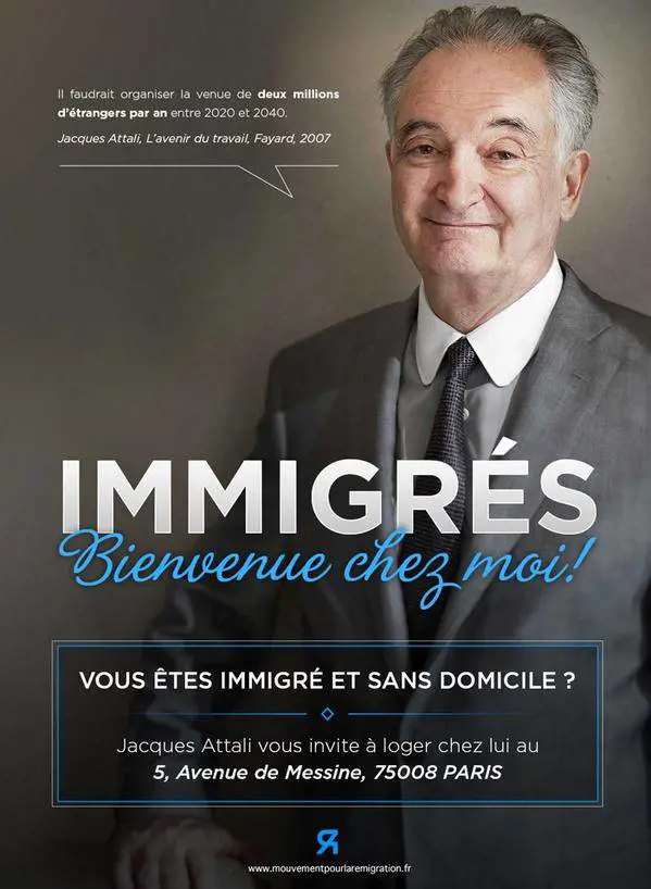 L'economista Jacques Attali, "invitato" ad accogliere i profughi in casa propria