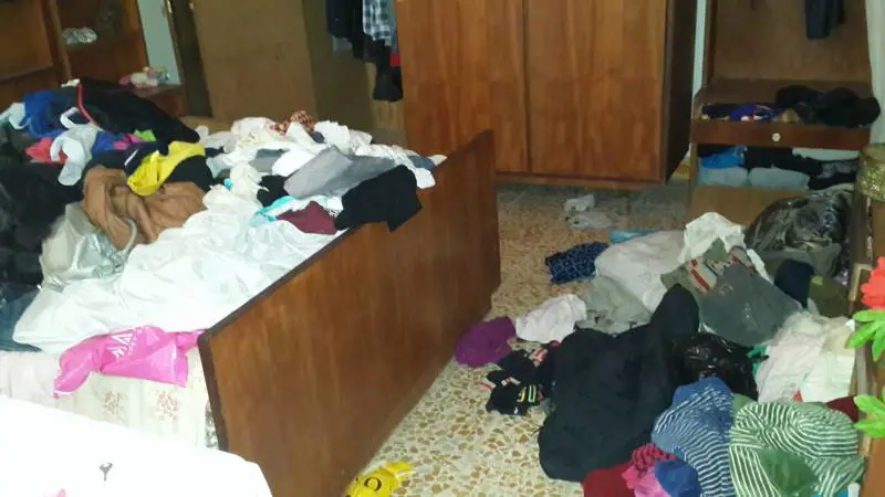 La casa saccheggiata dell'ingegnere cristiano