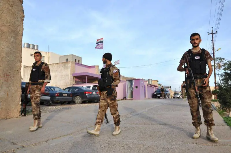 Volontari cristiani della milizia assira ad Al Qosh