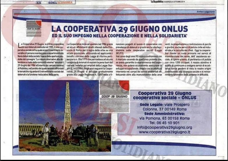 Buzzi, le coop e Repubblica:  un amore lungo un trentennio