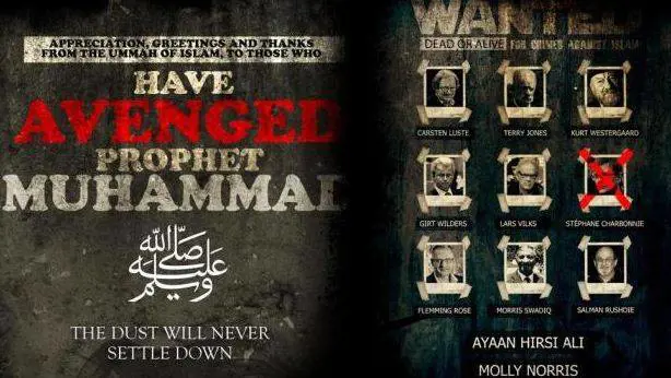 La nuova lista nera di al Qaeda: una X sul volto di Charb