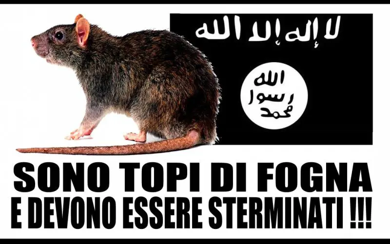 Buonanno: "Terroristi topi di fogna, serve la derattizzazione"