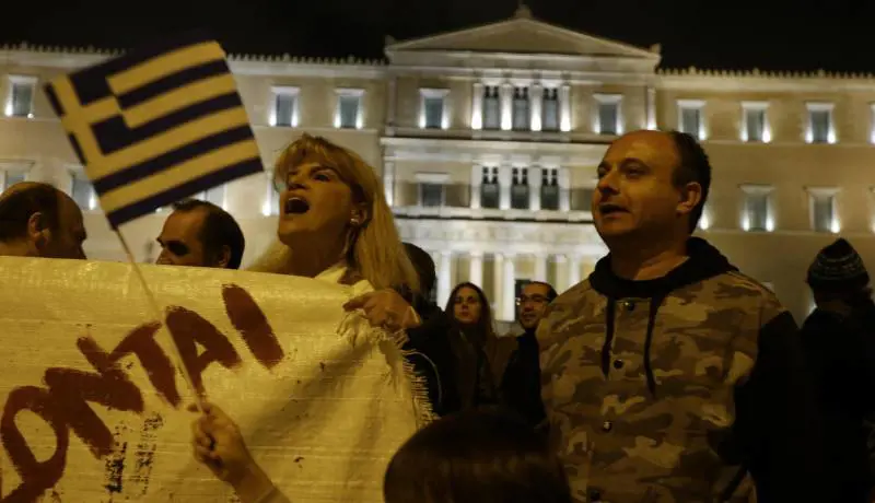 Ateniesi di nuovo in piazza E il nemico si chiama Draghi