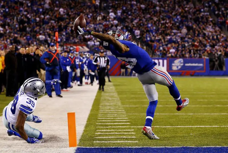 Al Bello, secondo premio negli Sport Singles. Touchdown nel match tra Dallas e Giants
