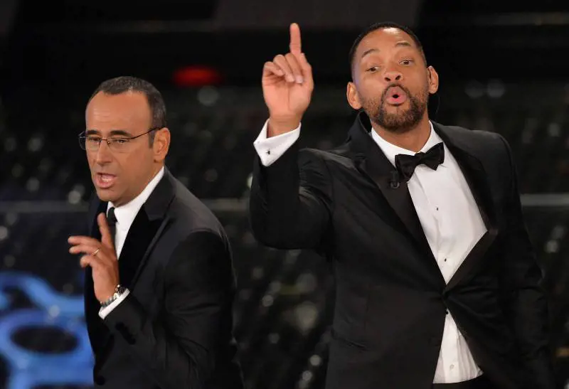 Will Smith fa "Volare" l'Ariston
