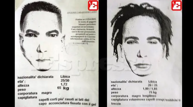 Isis, ecco l'identikit dei due terroristi ricercati a Roma