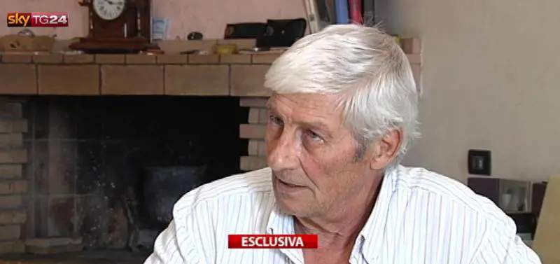 Carmine Schiavone in un fotogramma da un'intervista concessa a Sky