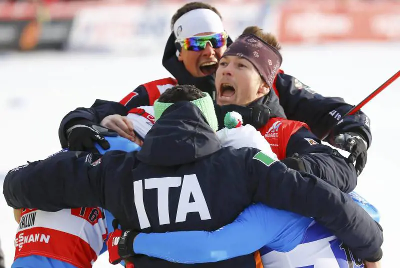 Pellegrino e Noeckler team sprint di bronzo