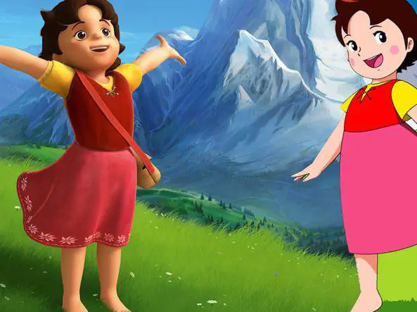 Heidi (la nuova e la "vecchia") a confronto