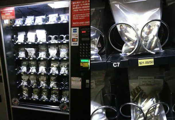 Ecco il distributore automatico di proiettili