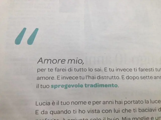 Compra una pagina del Corsera per raccontare le corna della moglie