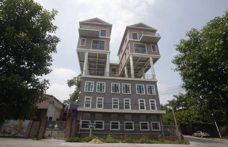 Case nella casa a Dongguan, in Cina