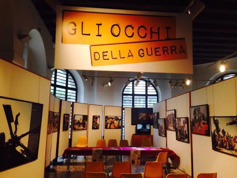 La mostra allestita a Sondrio dedicata a "Gli occhi della guerra"