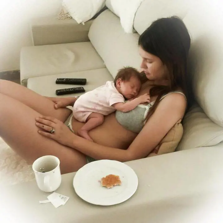 Bianca Balti mostra la piccola Mia