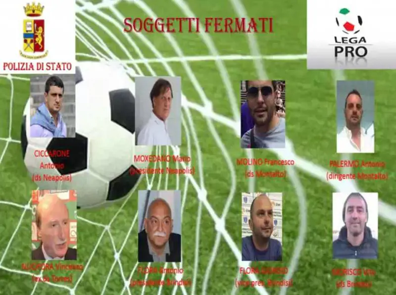 Presidenti e calciatori: i nomi del calcioscommesse