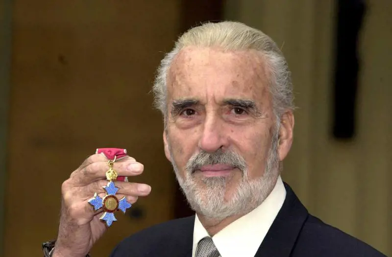 Christoper Lee a Buckingham Palace
