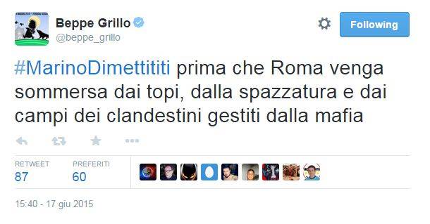 Il tweet di Grillo2