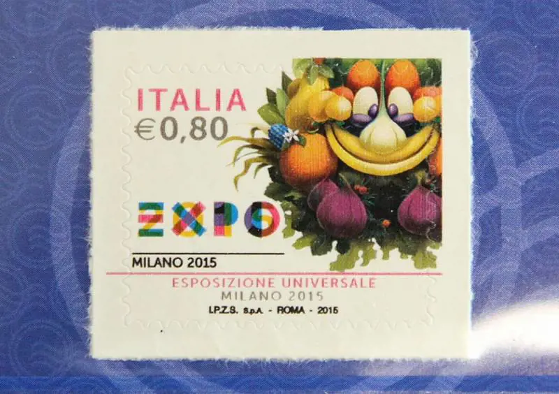Foody arriva sulle lettere: francobollo per Expo