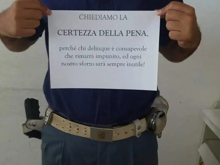L'appello della polizia: "Certezza della pena o lavoriamo inutilmente"