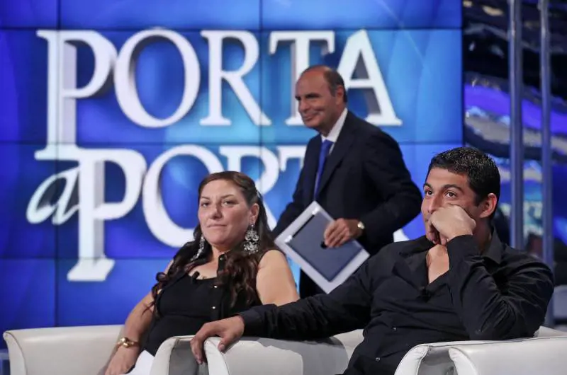 Vera e Vittorino Casamonica ospiti di Bruno Vespa