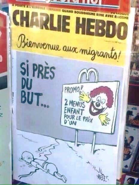 Le Vignette Di Charlie Hebdo Sulla Morte Di Aylan Ilgiornaleit