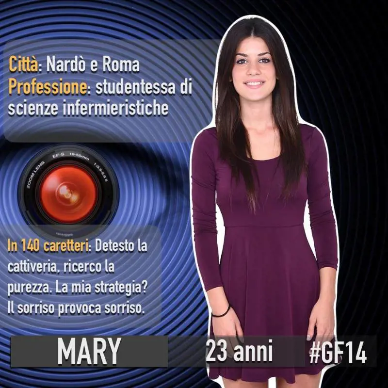 Grande Fratello 14: ecco la nuova concorrente Mary Falconieri