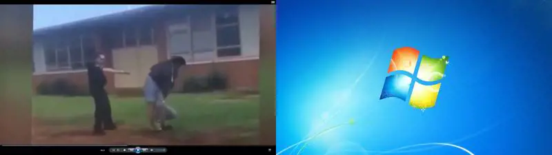 Poliziotto usa il taser contro due studenti che stanno litigando 