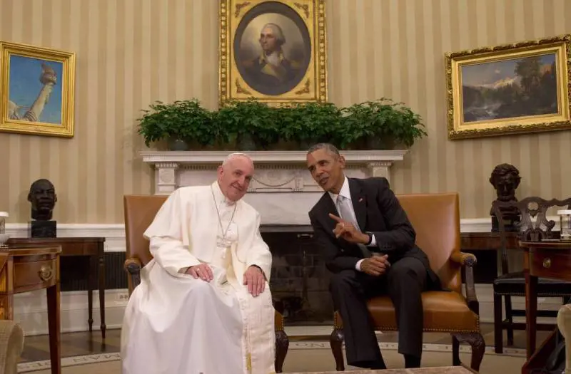 Papa Francesco alla Casa Bianca: "Sono qui da figlio di migranti"