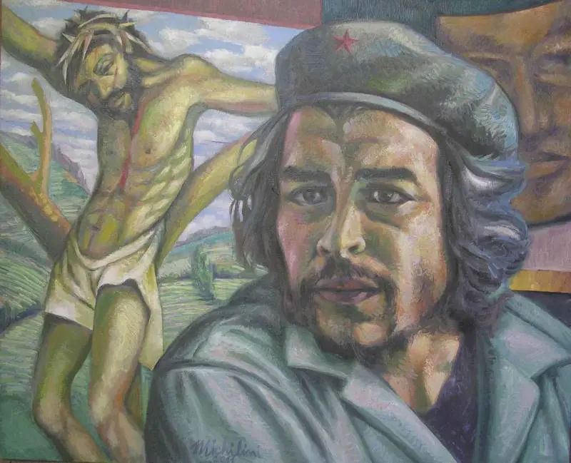 Che Guevara e Cristo crocifisso di Sergio Michilini