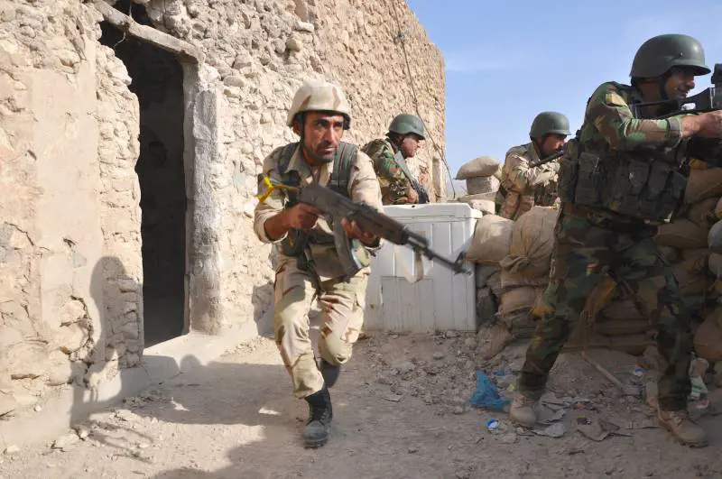 Prima linea curda del Castelletto a Sinjar