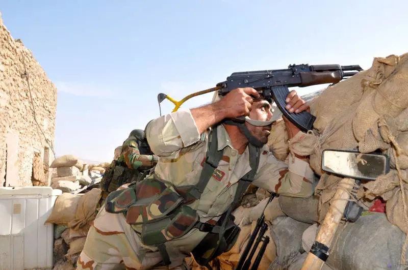 Prima linea curda del Castelletto a Sinjar