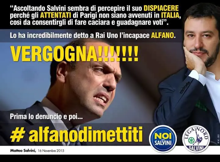 Gli italiani hanno deciso: #alfanodimettiti