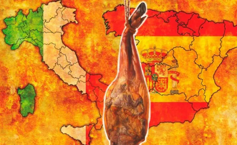 Così l'Italia sfida la Spagna a colpi di prosciutto