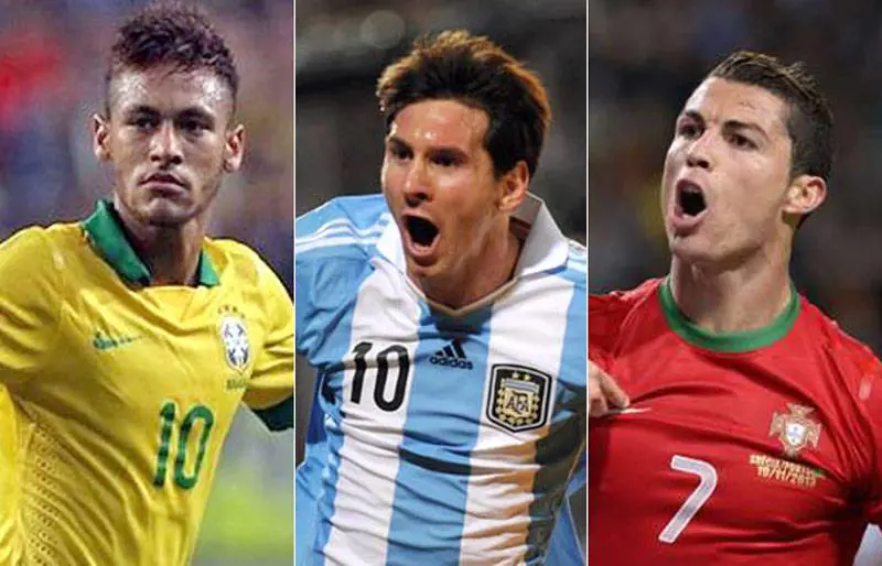 Pallone d'oro: Messi, Ronaldo e Neymar sono i finalisti