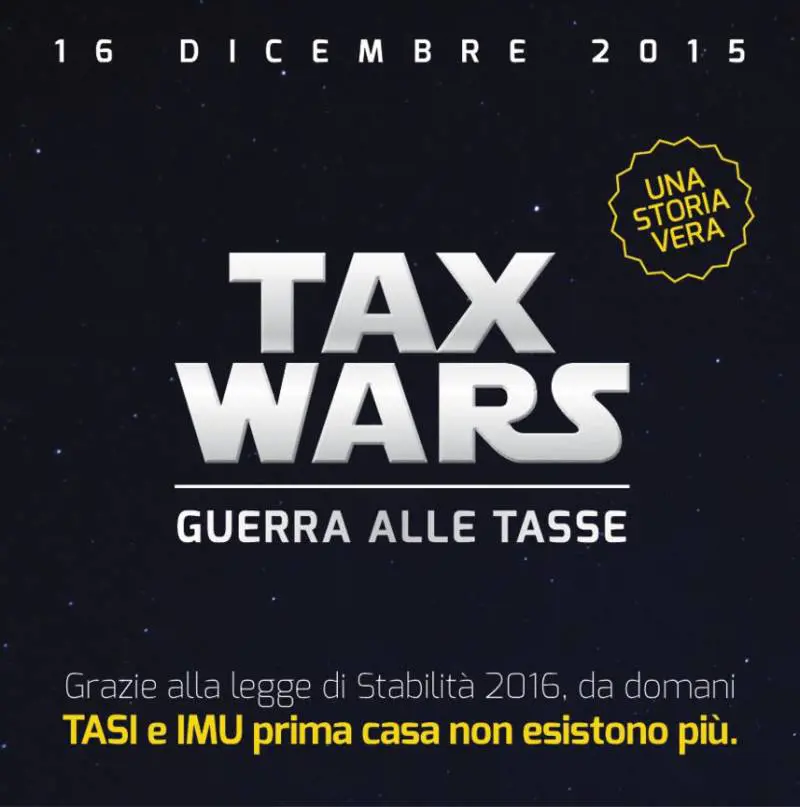Le "Tax Wars" di Renzi: un film che vede solo lui