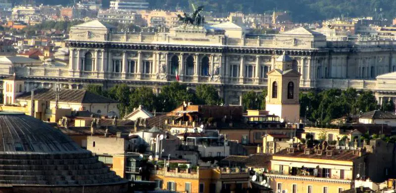 La buvette sul terrazzo della Corte di Cassazione