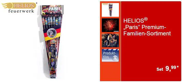 Germania, fuochi d'artificio "Parigi" venduti in un supermercato