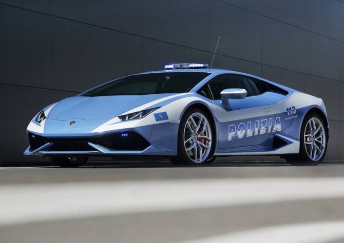 Lamborghini polizia