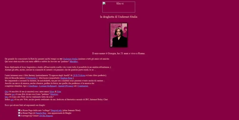 "La draghetta delle chat": il passato in bit di Giorgia