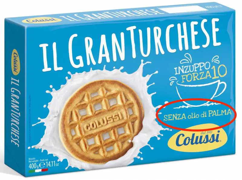 La Colussi cambia ricetta: via l'olio di palma dai biscotti