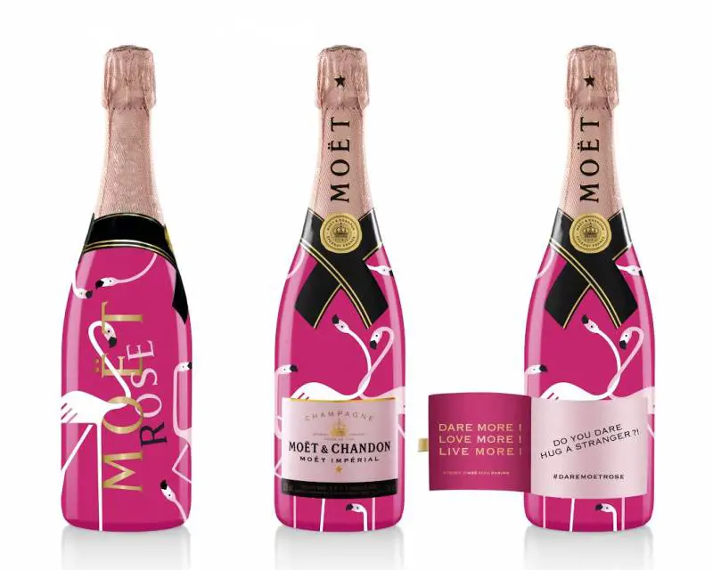 Per San Valentino le bollicine più glamour si tingono di rosa