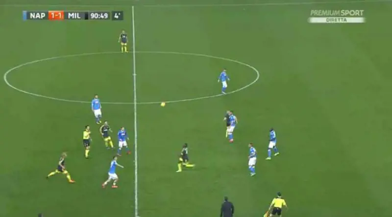 Il Milan ferma il Napoli al San Paolo