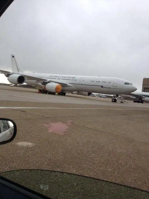 Ecco perché sull'Air Force One di Renzi il Tricolore è rovesciato