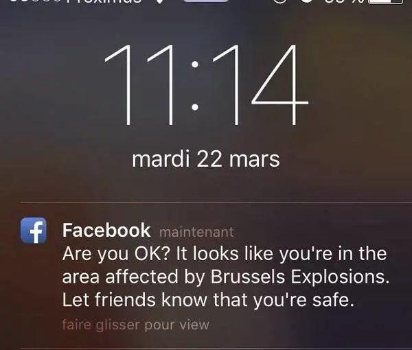 Anche stavolta Facebook ha attivato il "Safety check"