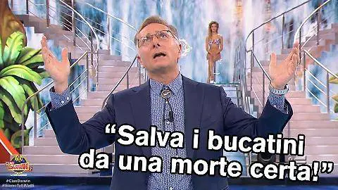 Ciao Darwin, quella frase di Bonolis che fa il giro del web