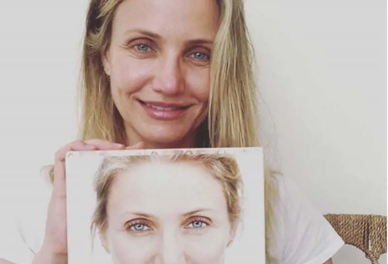 Cameron Diaz senza trucco per incoraggiare le donne