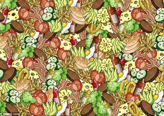 L'ultimo rompicapo della rete. Trova il cetriolino nascosto