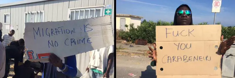 Rosarno, l'odio dei migranti: "Fuck you carabinieri razzisti"