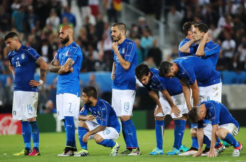 Italia, la grande amarezza nel momento più tragico