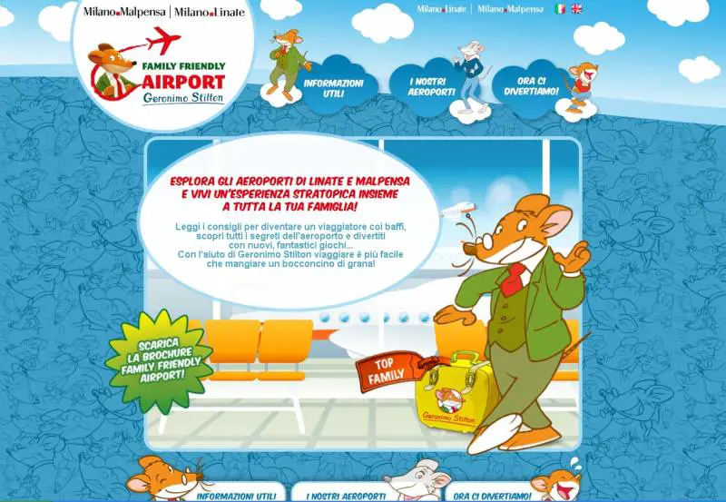 Bimbi e famiglie in volo con Geronimo Stilton